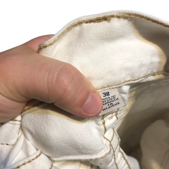 Vintage True Religion Jeans Size 38 STRAIGHT White - Picture 7 of 12